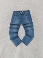 Women Levi's 710 Light Blue Super Skinny Mid Waist W27 L28 (EU 36/S) Jeans
