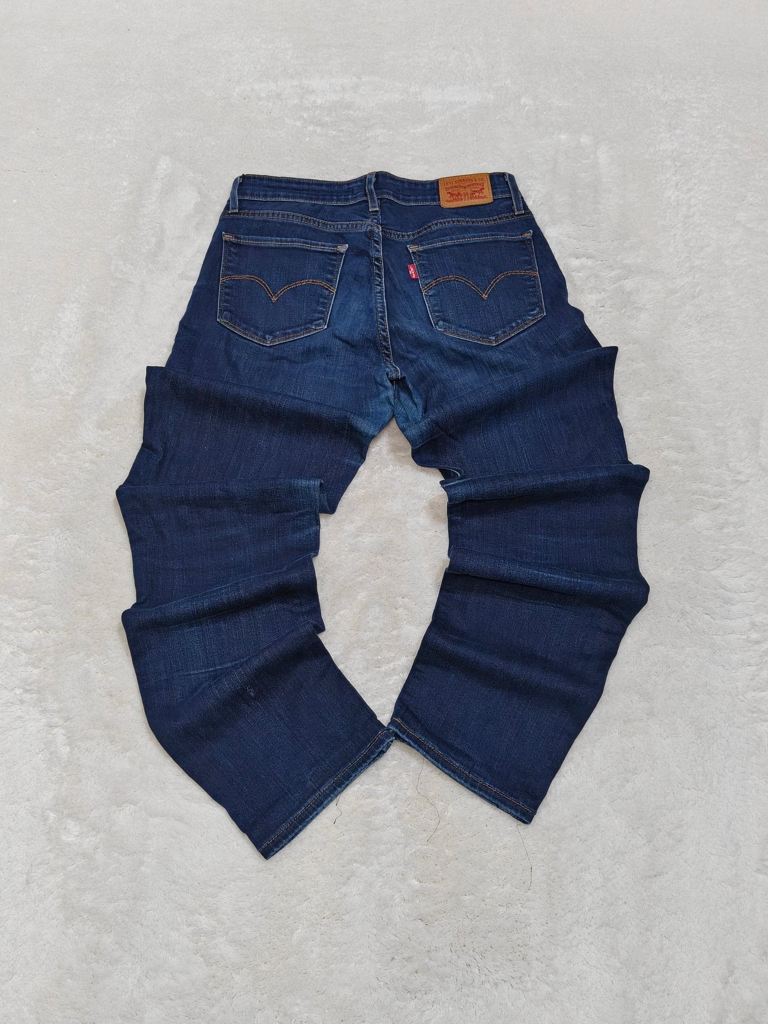 Women Levi's 712 Blue Slim W27 L30 (EU 36/S) Jeans