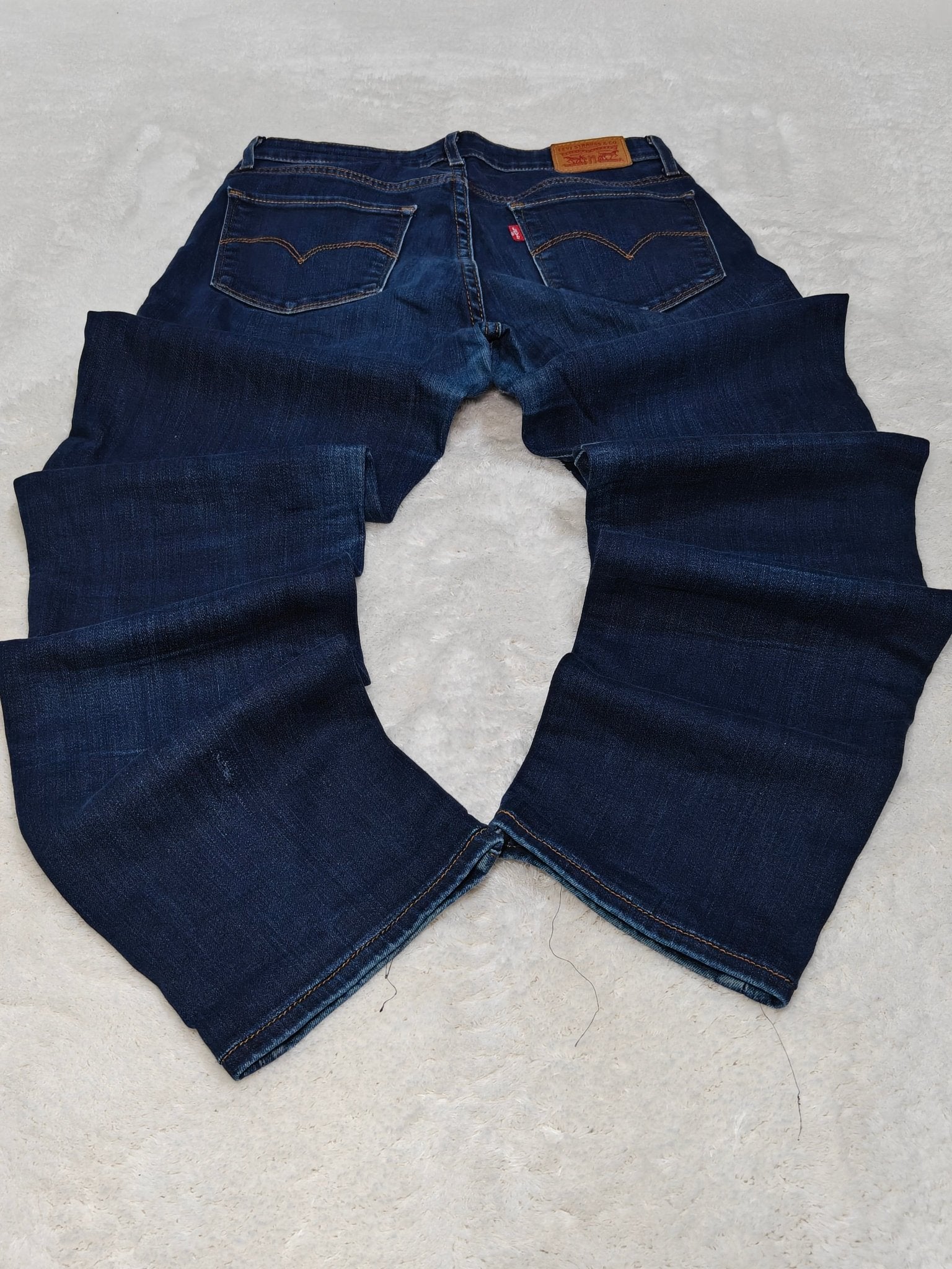 Women Levi's 712 Blue Slim W27 L30 (EU 36/S) Jeans