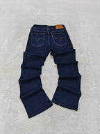 Women Levi's 712 Dark Blue Bootcut W25 L32 (EU/XS - 34) Jeans