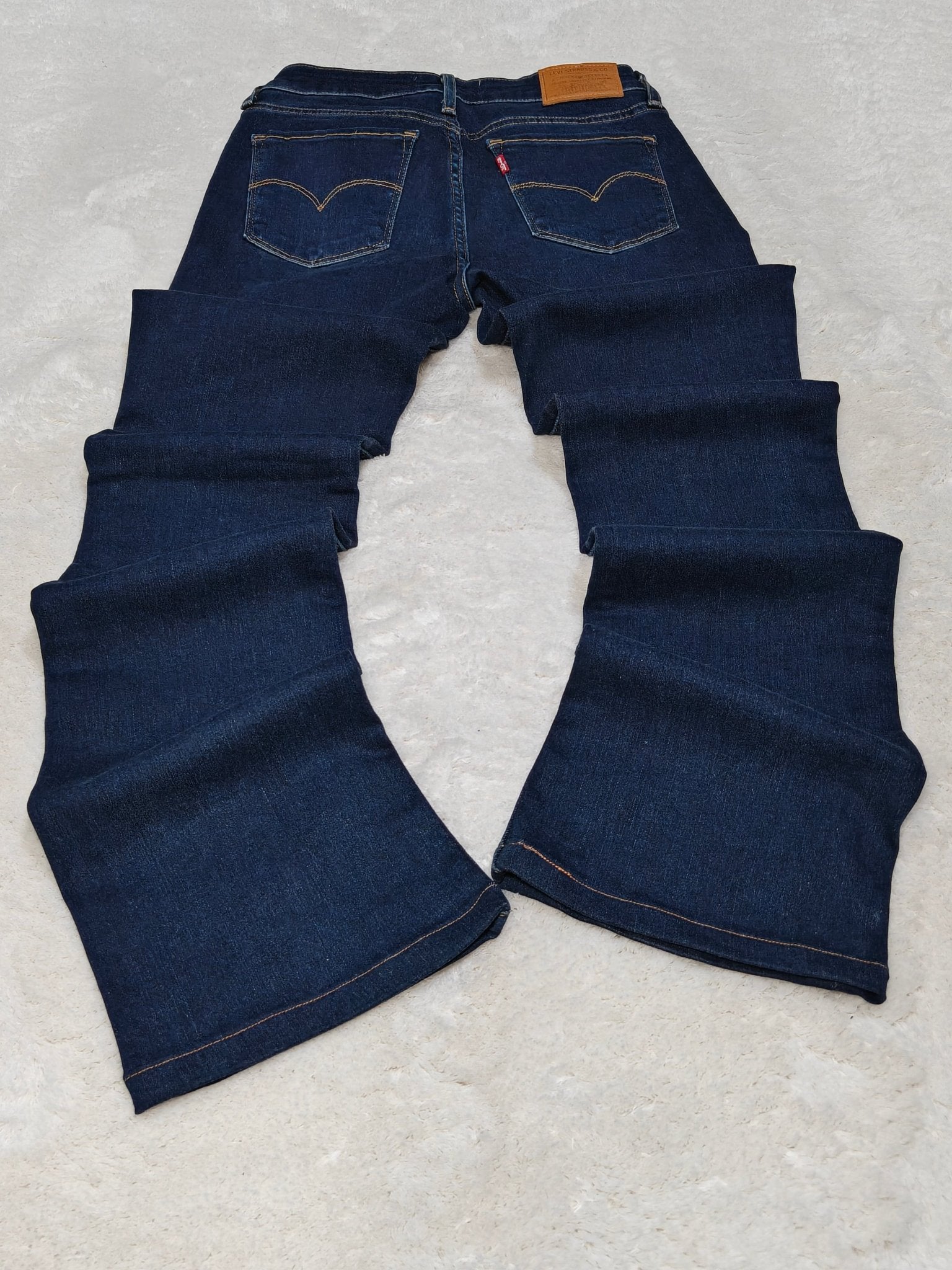 Women Levi's 712 Dark Blue Bootcut W25 L32 (EU/XS - 34) Jeans
