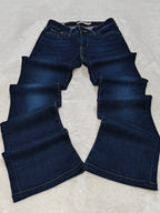 Women Levi's 712 Dark Blue Bootcut W25 L32 (EU/XS - 34) Jeans