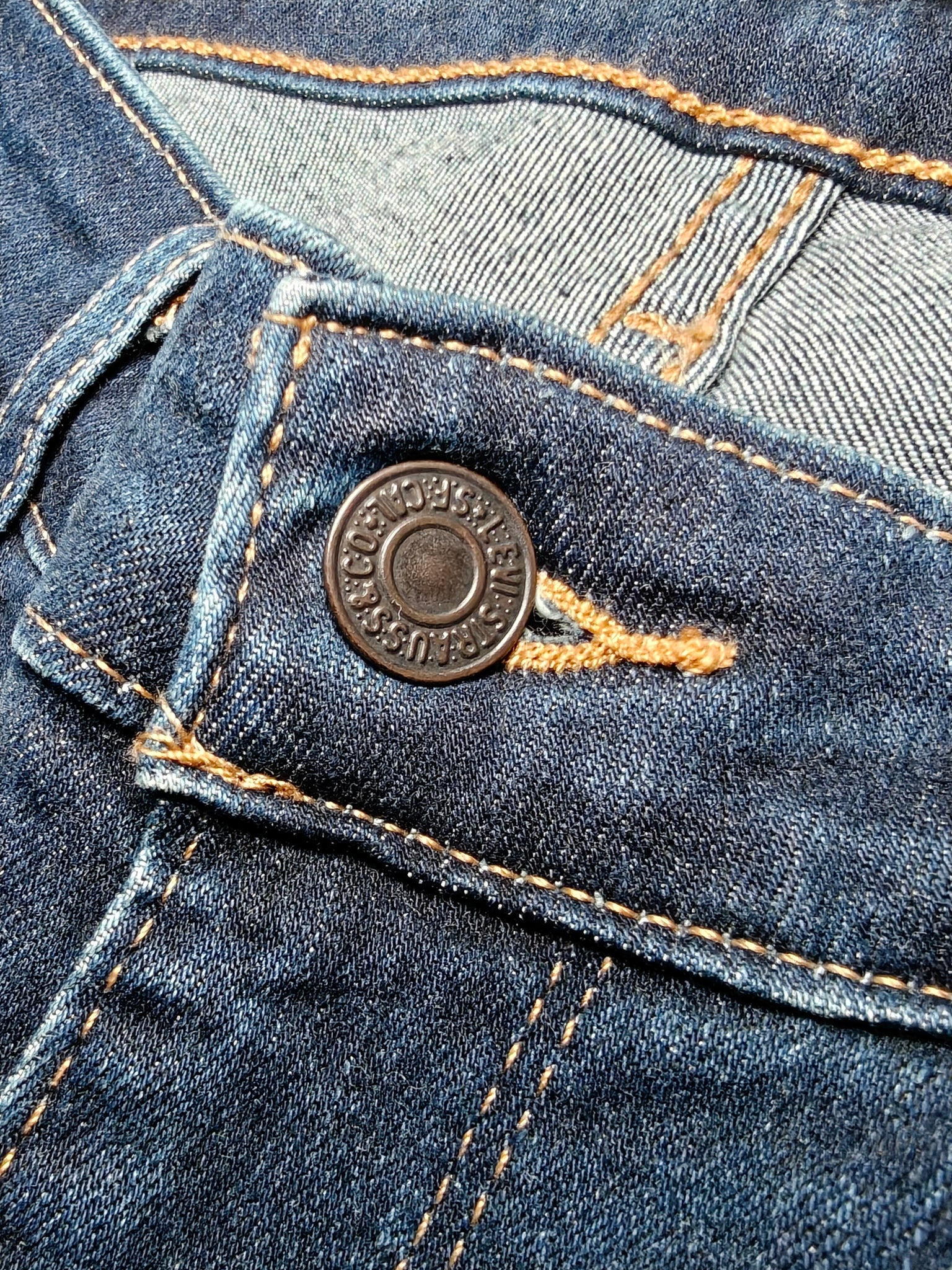 Women Levi's 712 Dark Blue Bootcut W25 L32 (EU/XS - 34) Jeans