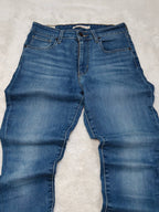Women Levi's 721 Blue Skinny W27 L30 (EU 36/S) Jeans