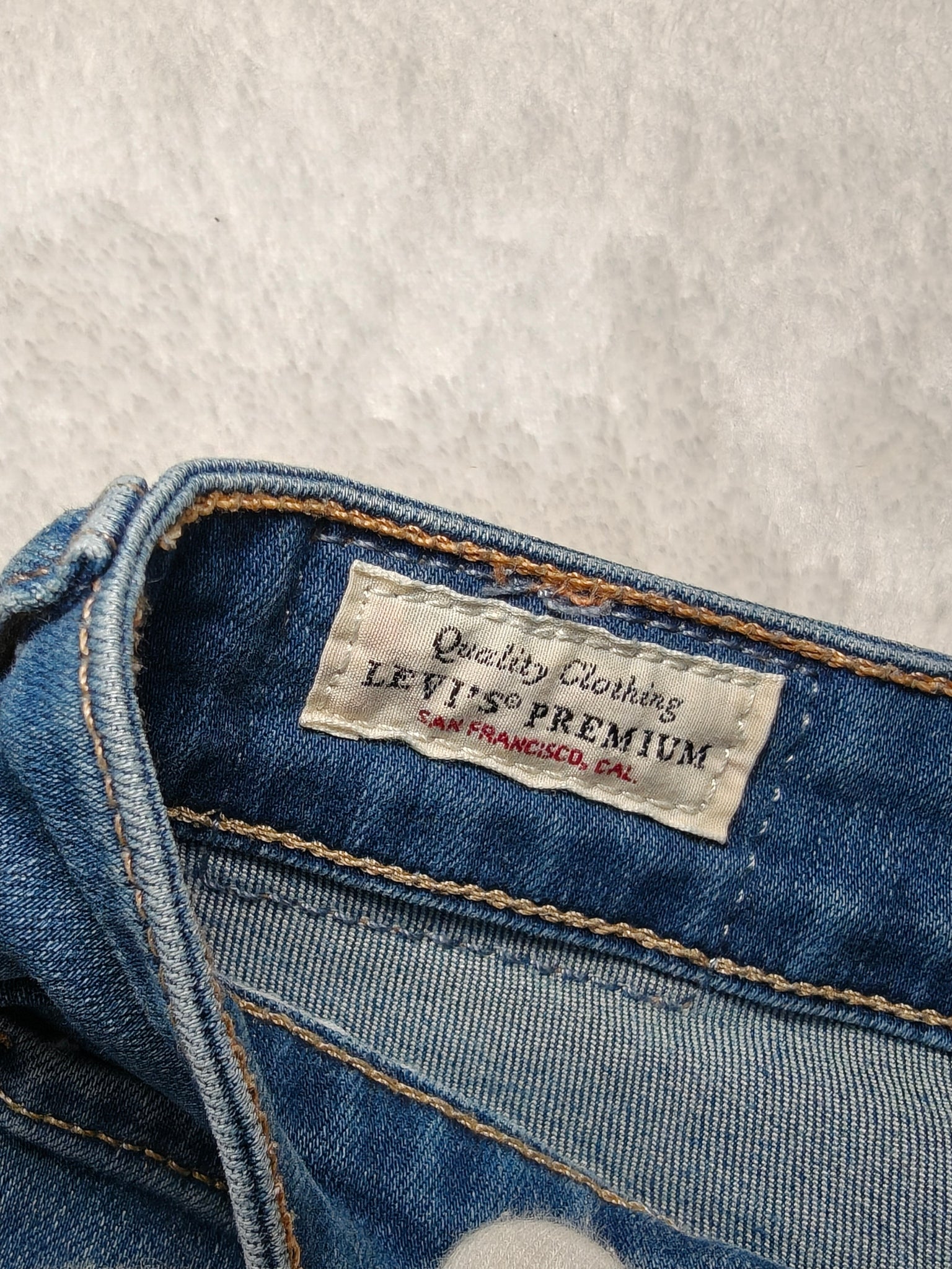 Women Levi's 721 Blue Skinny W27 L30 (EU 36/S) Jeans