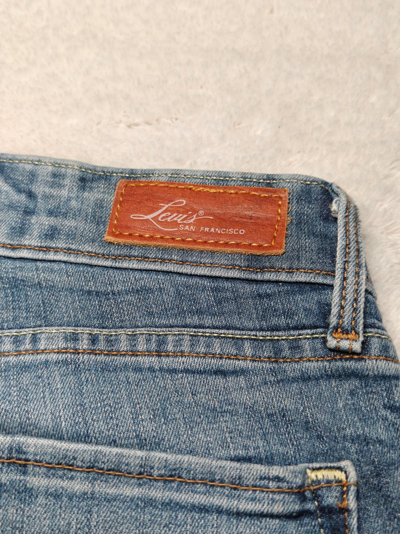 Women Levi's Demi Curve 703 Blue Slim Skinny W27 L30 (EU 36/S) Jeans