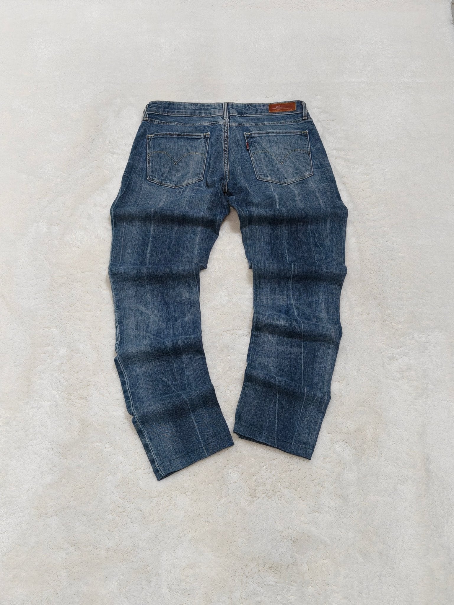 Women Levi's Demi Curve 703 Blue Slim Skinny W27 L30 (EU 36/S) Jeans