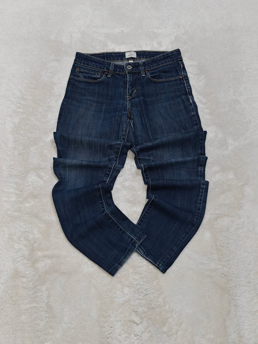 Women Levi's Demi Curve Blue Skinny Low Waist W27 L28 (EU 36/S) Jeans