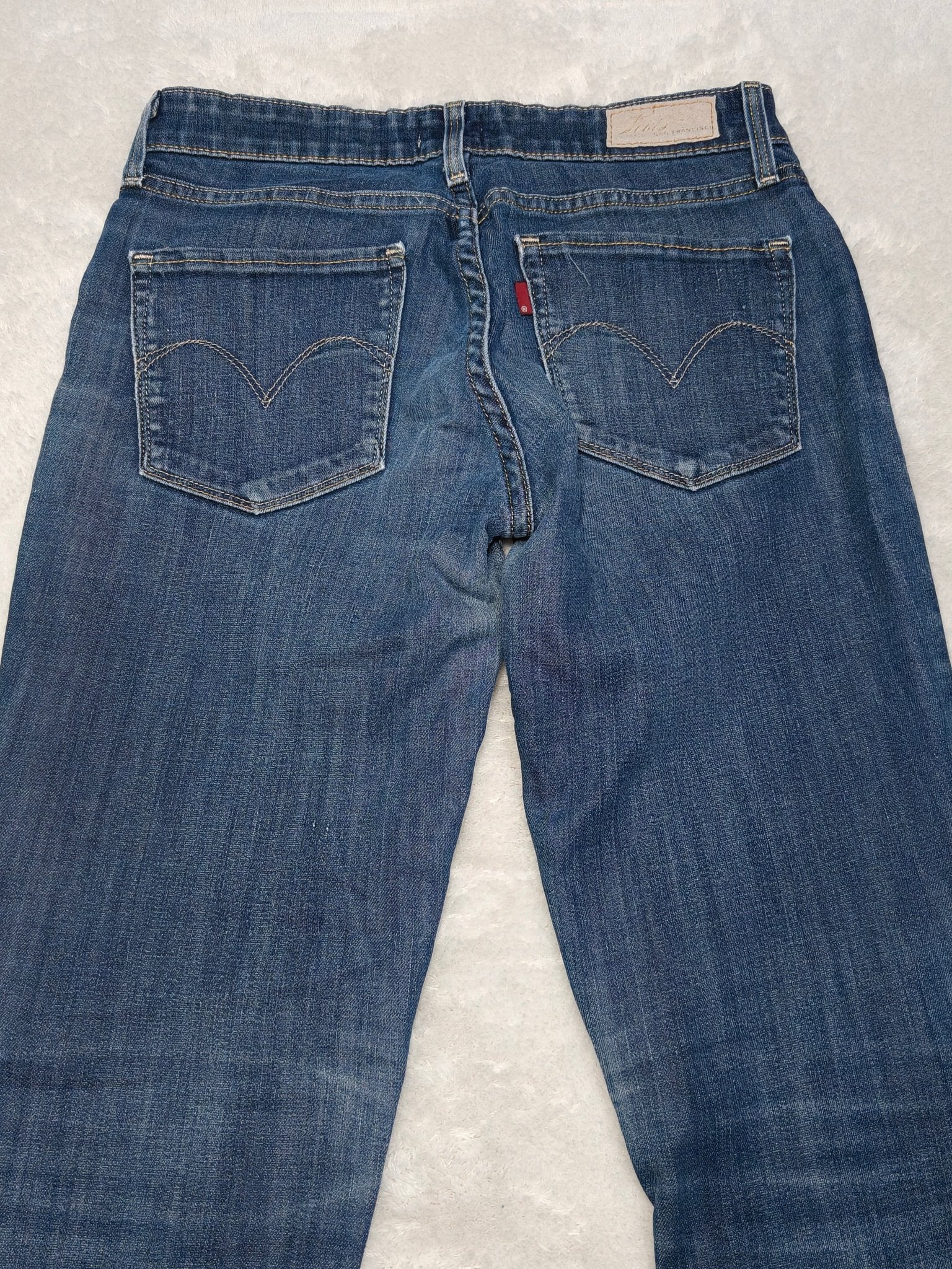 Women Levi's Demi Curve Blue Skinny Low Waist W27 L28 (EU 36/S) Jeans