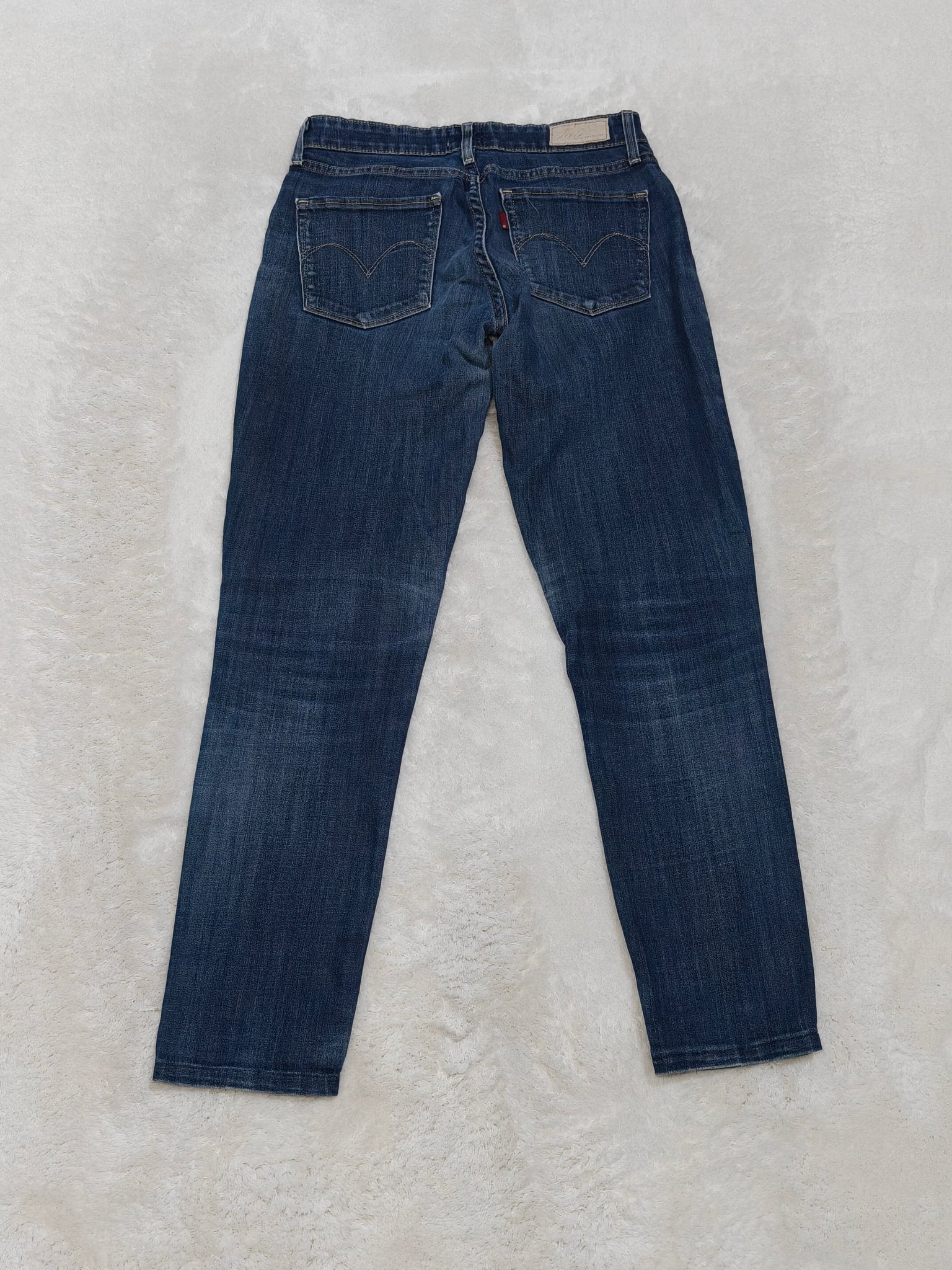 Women Levi's Demi Curve Blue Skinny Low Waist W27 L28 (EU 36/S) Jeans
