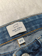Women Levi's Demi Curve Blue Skinny Low Waist W27 L28 (EU 36/S) Jeans