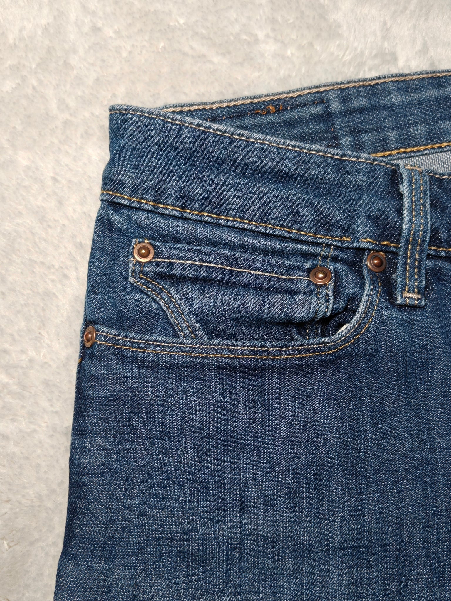 Women Levi's Demi Curve Blue Skinny Low Waist W27 L28 (EU 36/S) Jeans
