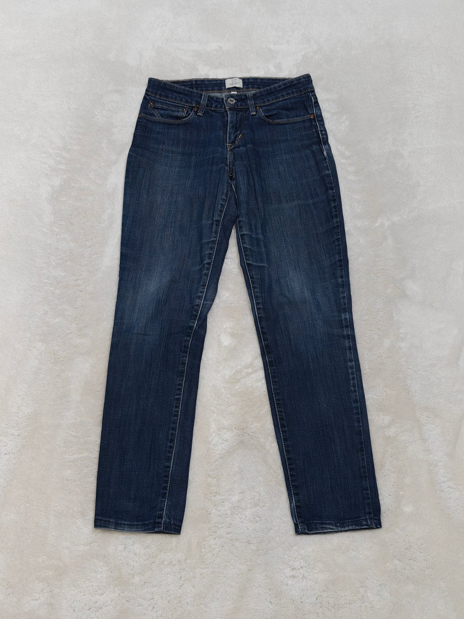 Women Levi's Demi Curve Blue Skinny Low Waist W27 L28 (EU 36/S) Jeans