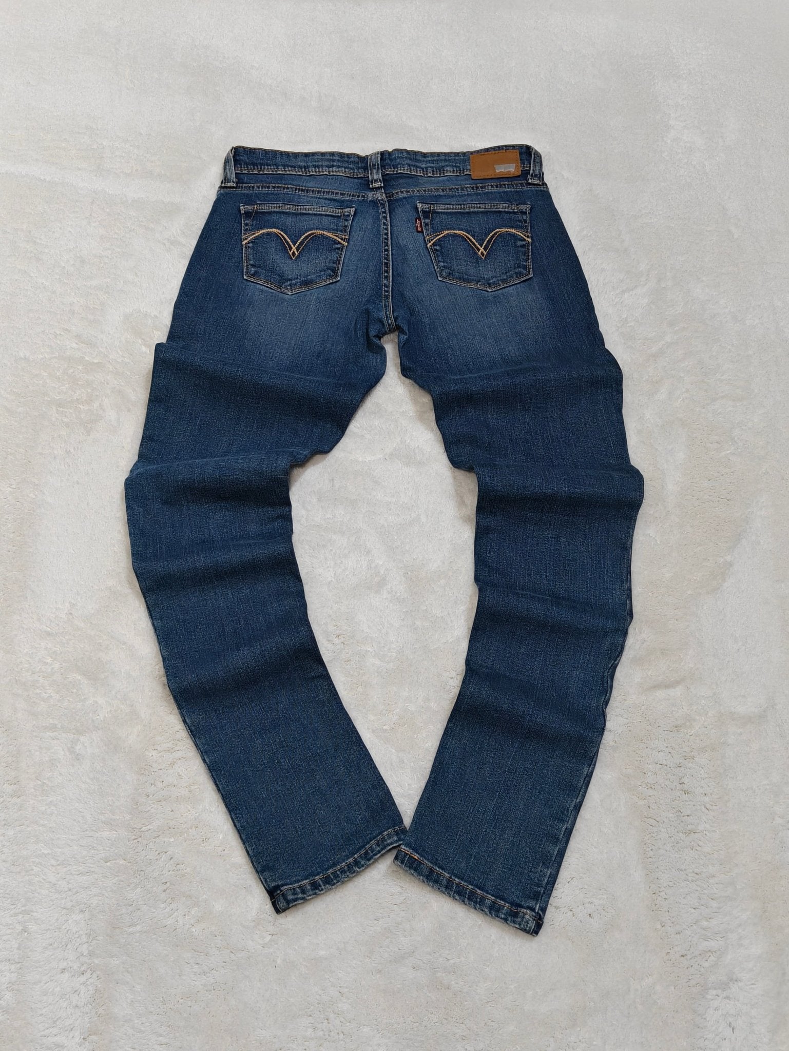 Women Levi's Demi Curve Blue Skinny W28 L32 (EU 38/M) Jeans