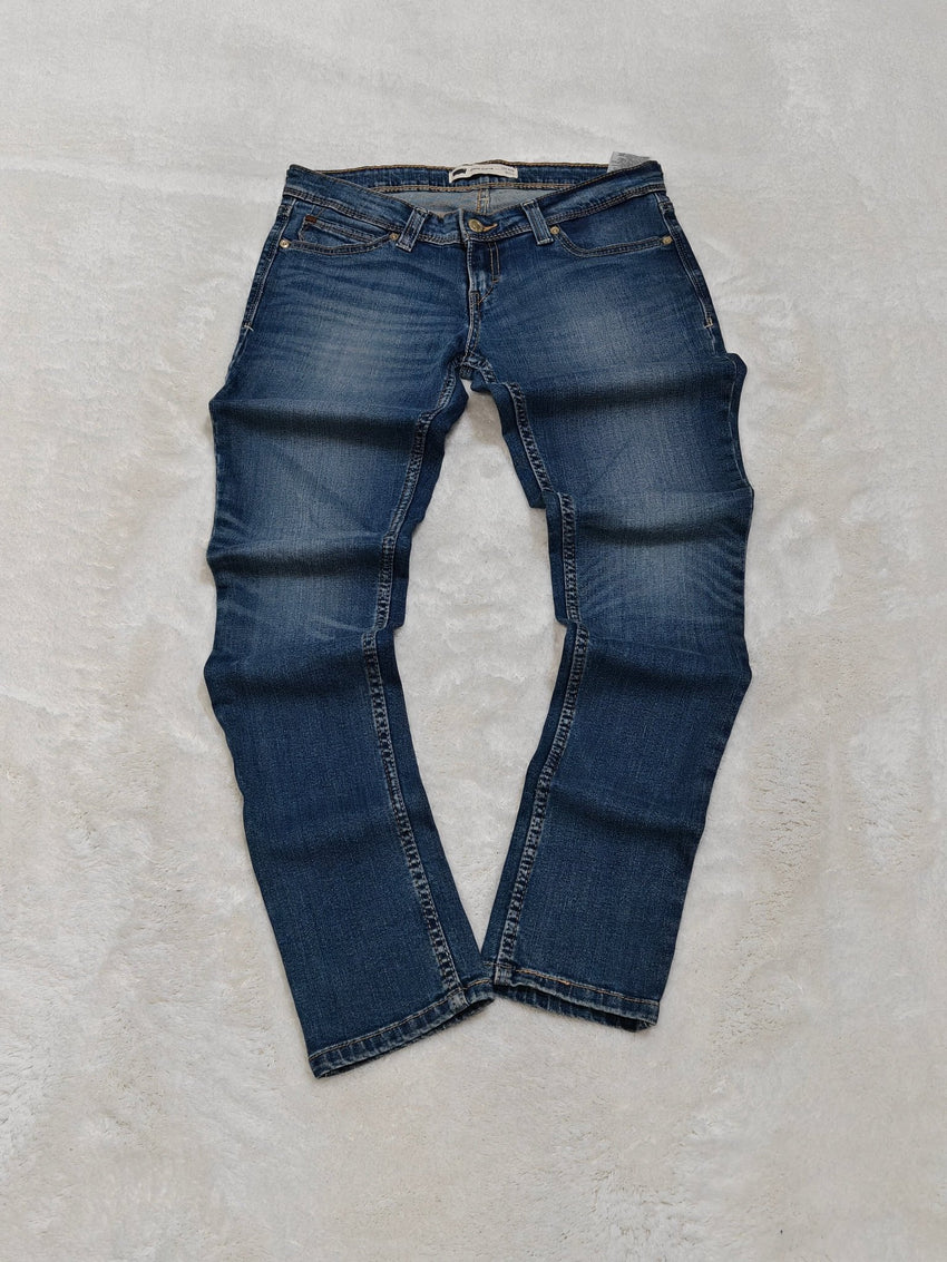 Women Levi's Demi Curve Blue Skinny W28 L32 (EU 38/M) Jeans