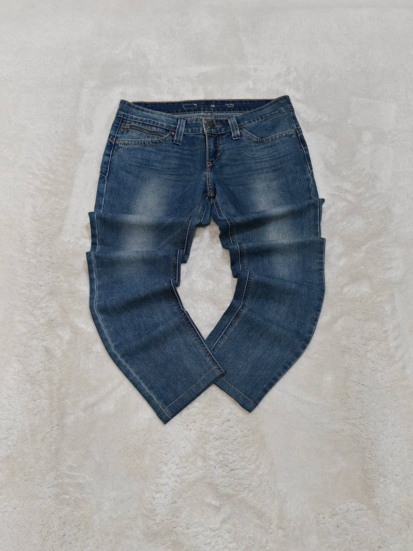 Women Levi's Demi Curve Light Blue Skinny Low Waist W28 L28 (EU 38/M) Jeans