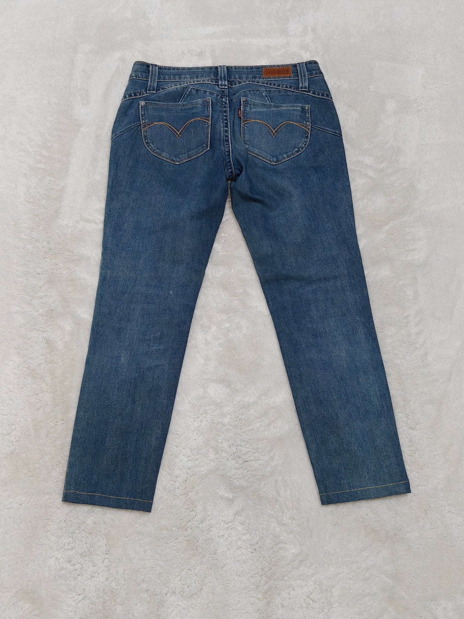 Women Levi's Demi Curve Light Blue Skinny Low Waist W28 L28 (EU 38/M) Jeans
