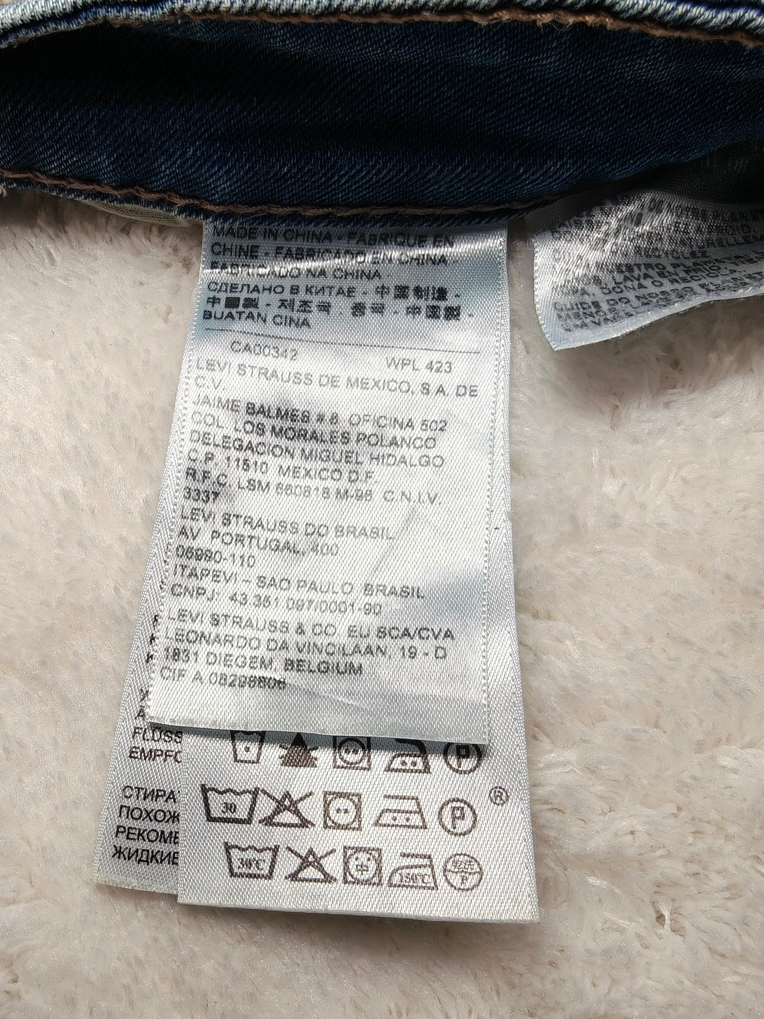 Women Levi's Demi Curve Light Blue Skinny Low Waist W28 L28 (EU 38/M) Jeans