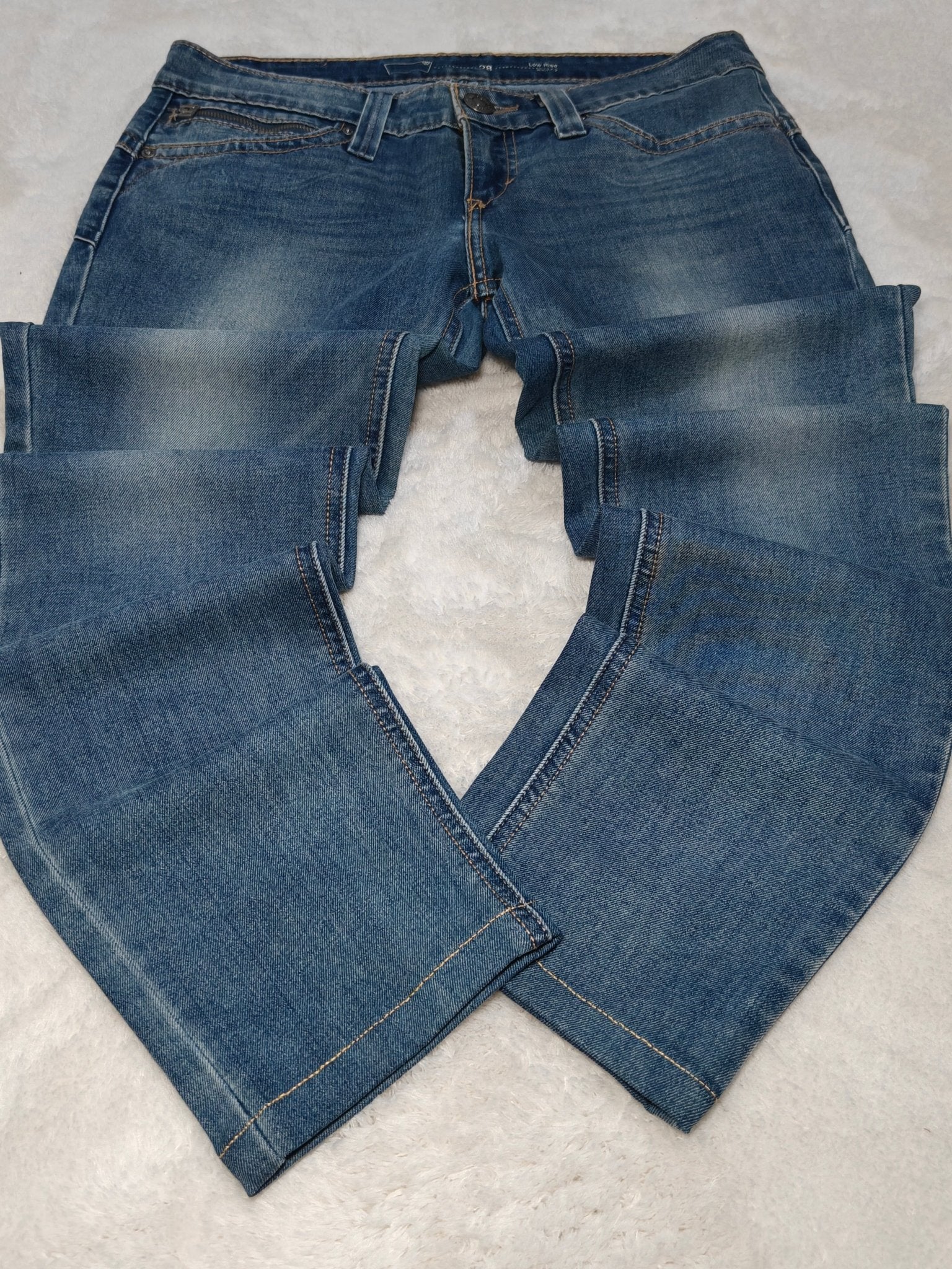 Women Levi's Demi Curve Light Blue Skinny Low Waist W28 L28 (EU 38/M) Jeans