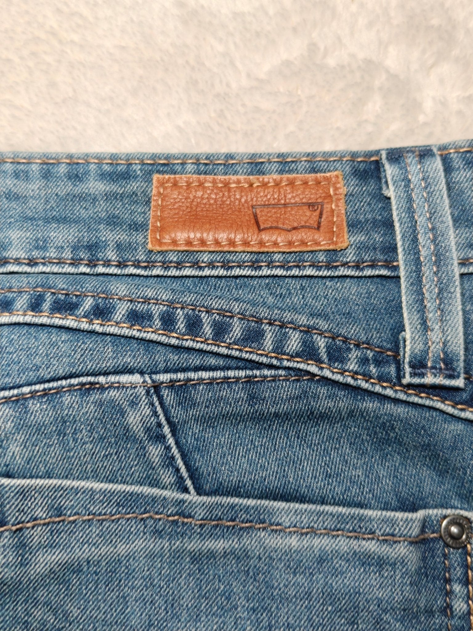 Women Levi's Demi Curve Light Blue Skinny Low Waist W28 L28 (EU 38/M) Jeans