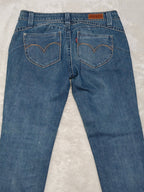 Women Levi's Demi Curve Light Blue Skinny Low Waist W28 L28 (EU 38/M) Jeans