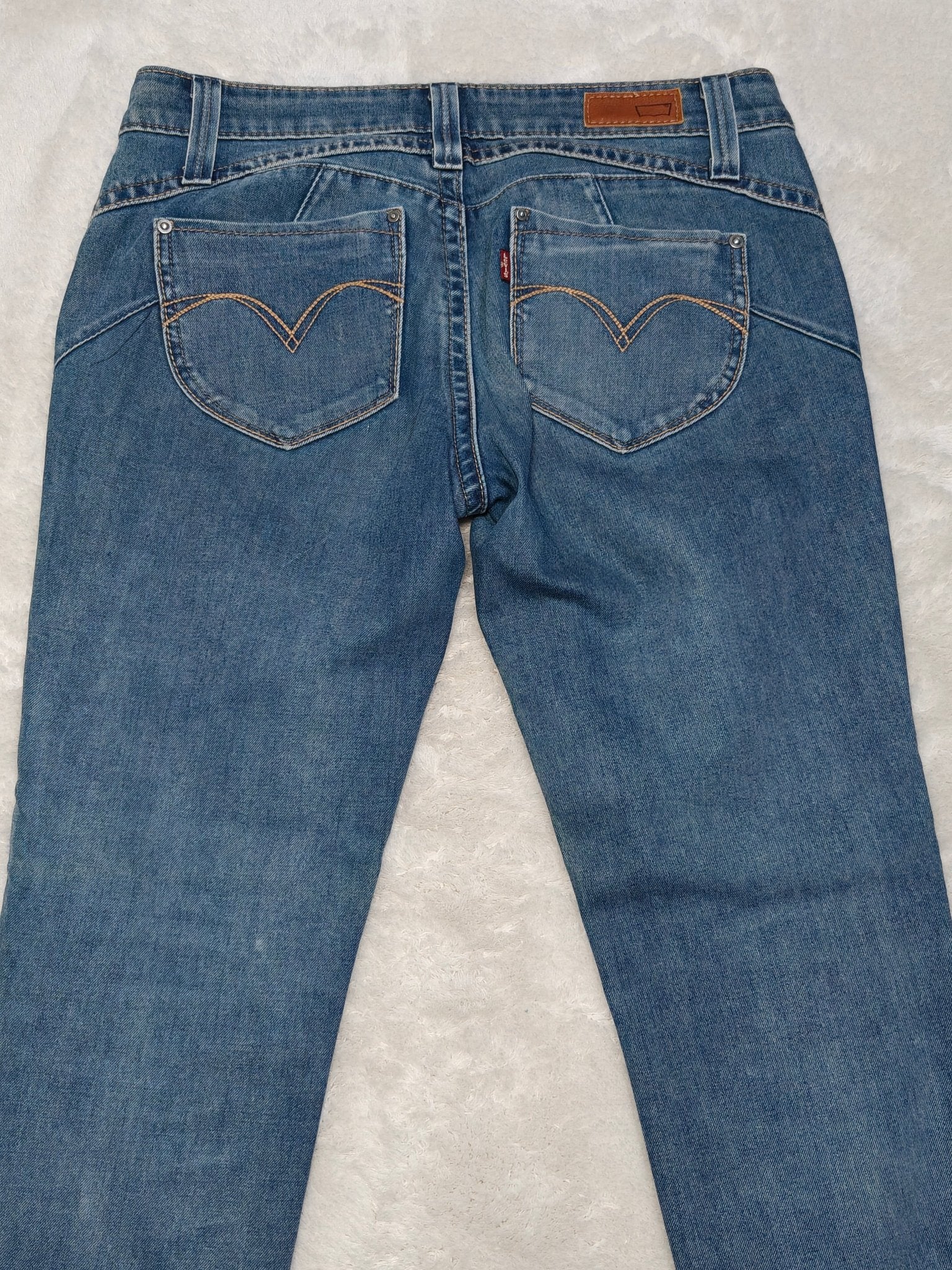 Women Levi's Demi Curve Light Blue Skinny Low Waist W28 L28 (EU 38/M) Jeans