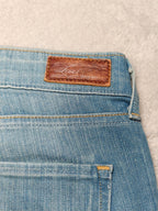 Women Levi's Demi Curve Light Blue Straight W27 L32 (EU 36/S) Jeans