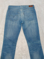 Women Levi's Demi Curve Light Blue Straight W27 L32 (EU 36/S) Jeans