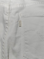 Women Levi's Demi Curve White Slim Mid Waist W30 L32 (EU 40/L) Jeans
