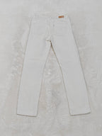 Women Levi's Demi Curve White Slim Mid Waist W30 L32 (EU 40/L) Jeans