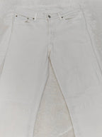 Women Levi's Demi Curve White Slim Mid Waist W30 L32 (EU 40/L) Jeans