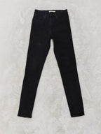 Women Levi's Mile High Black Super Skinny W28 L30 (EU 38/M) Jeans