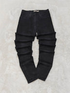 Women Levi's Mile High Black Super Skinny W28 L30 (EU 38/M) Jeans