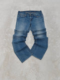 Women Levi's Slight Curve Light Blue Straight Mid Waist W25 L28 (EU 34/XS) Jeans