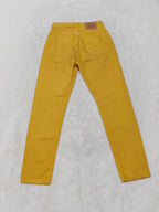 Women Vintage 1996 Levi's 534 Ochre Yellow Wash 0235 Tapered W30 L32 (EU 40/L) Jeans