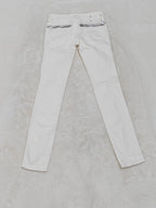 Women Y2K 2007 Diesel Clush White Wash 008AC Skinny Low Waist W27 L32 (EU 36/S) Jeans