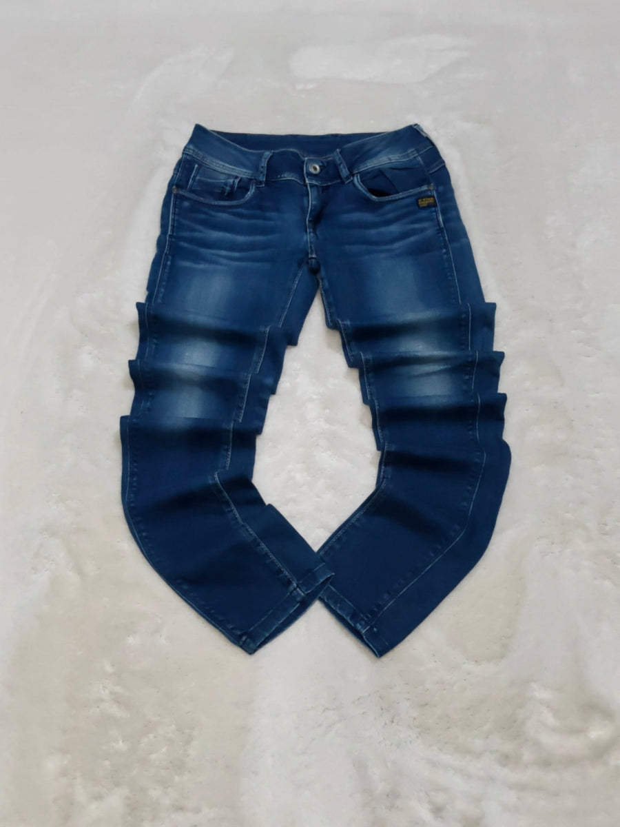 Women Y2K G-Star Midge Cody Blue Skinny Low Waist W28 L32 (EU 38/M) Jeans
