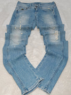 Women Y2K G-Star Midge Cody Light Blue Skinny Low Waist W27 L32 (EU 36/S) Jeans