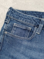 Women Y2K Guess Blue Skinny Ultra Low Waist W29 L29 (EU 38/M) Jeans