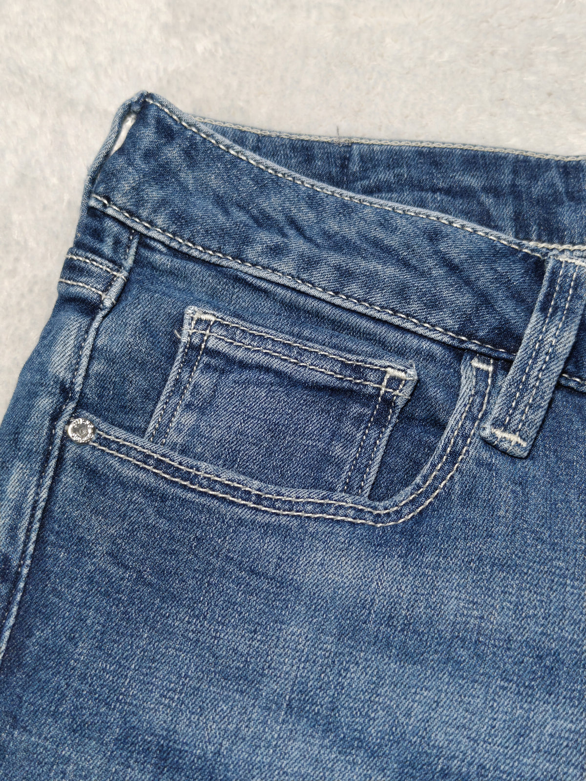 Women Y2K Guess Blue Skinny Ultra Low Waist W29 L29 (EU 38/M) Jeans