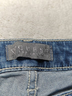Women Y2K Guess Blue Skinny Ultra Low Waist W29 L29 (EU 38/M) Jeans