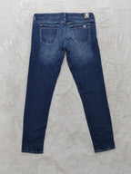 Women Y2K Guess Blue Skinny Ultra Low Waist W29 L29 (EU 38/M) Jeans