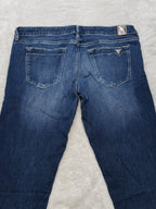 Women Y2K Guess Blue Skinny Ultra Low Waist W29 L29 (EU 38/M) Jeans