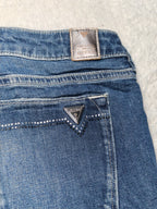Women Y2K Guess Blue Skinny Ultra Low Waist W29 L29 (EU 38/M) Jeans