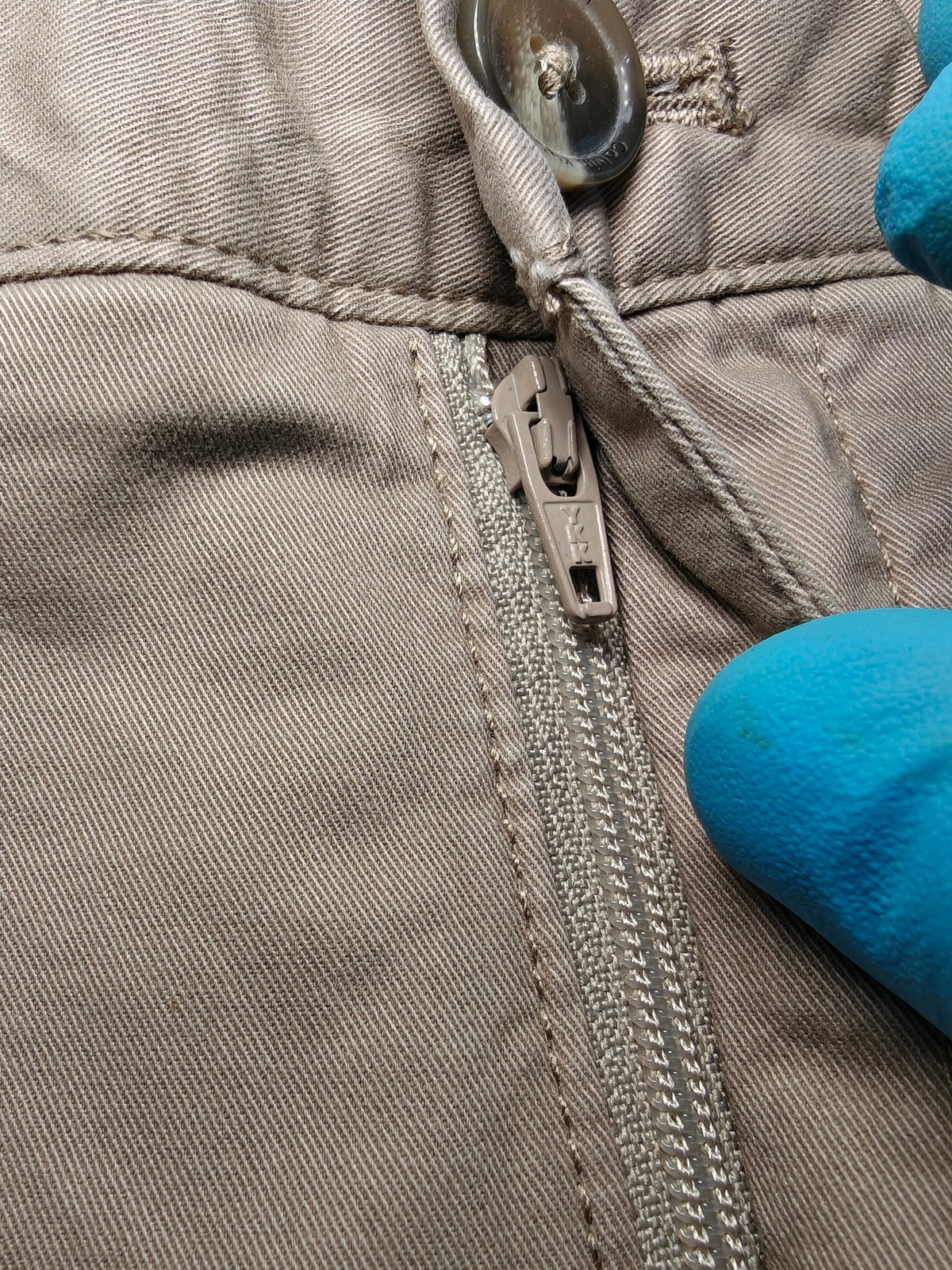 Men Calvin Klein Chino Beige Slim W32 L32 Y2K Pants