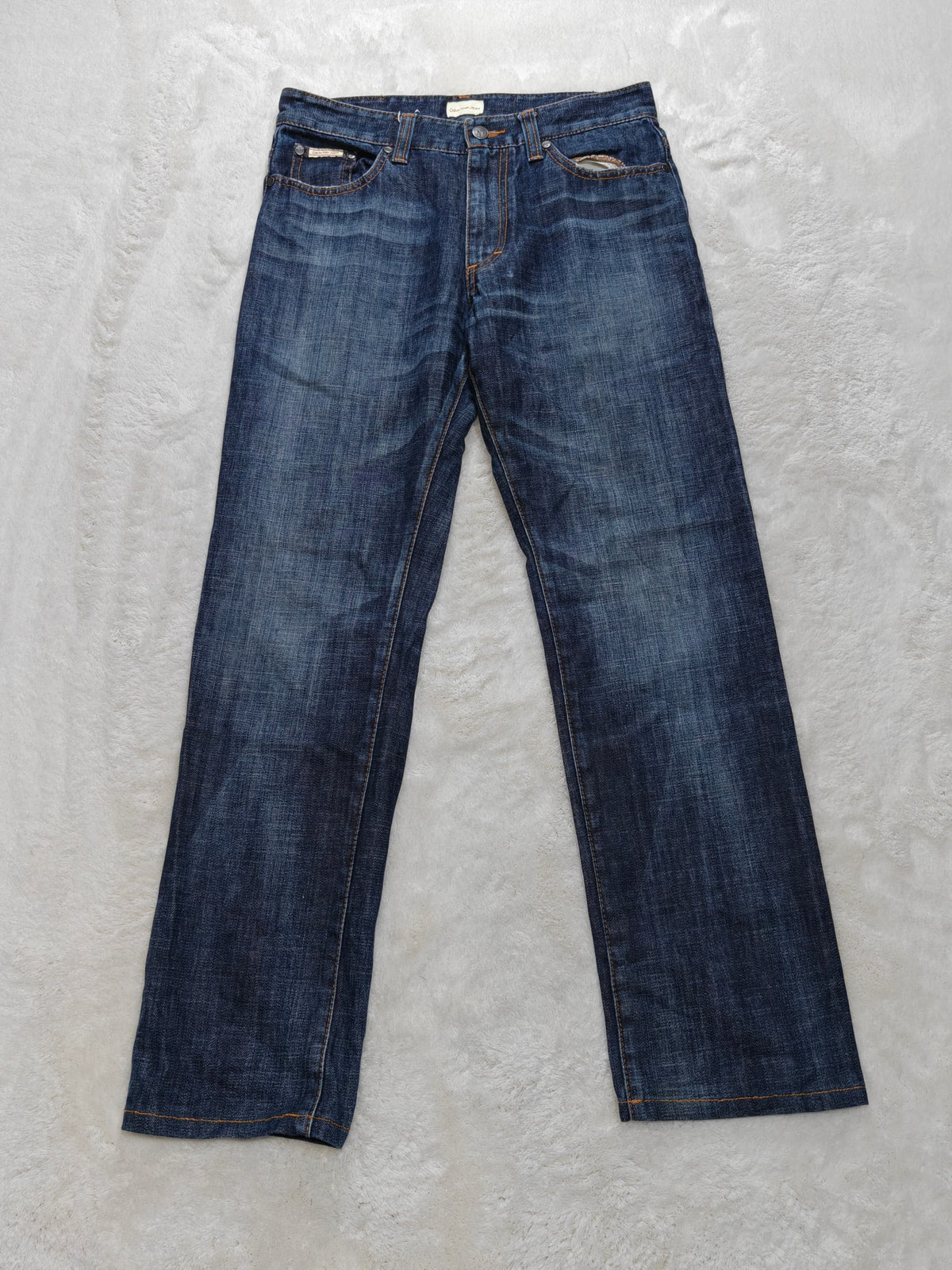 Men Calvin Klein Original Blue Straight W29 L31 Y2K Jeans