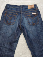 Men Calvin Klein Original Blue Straight W29 L31 Y2K Jeans