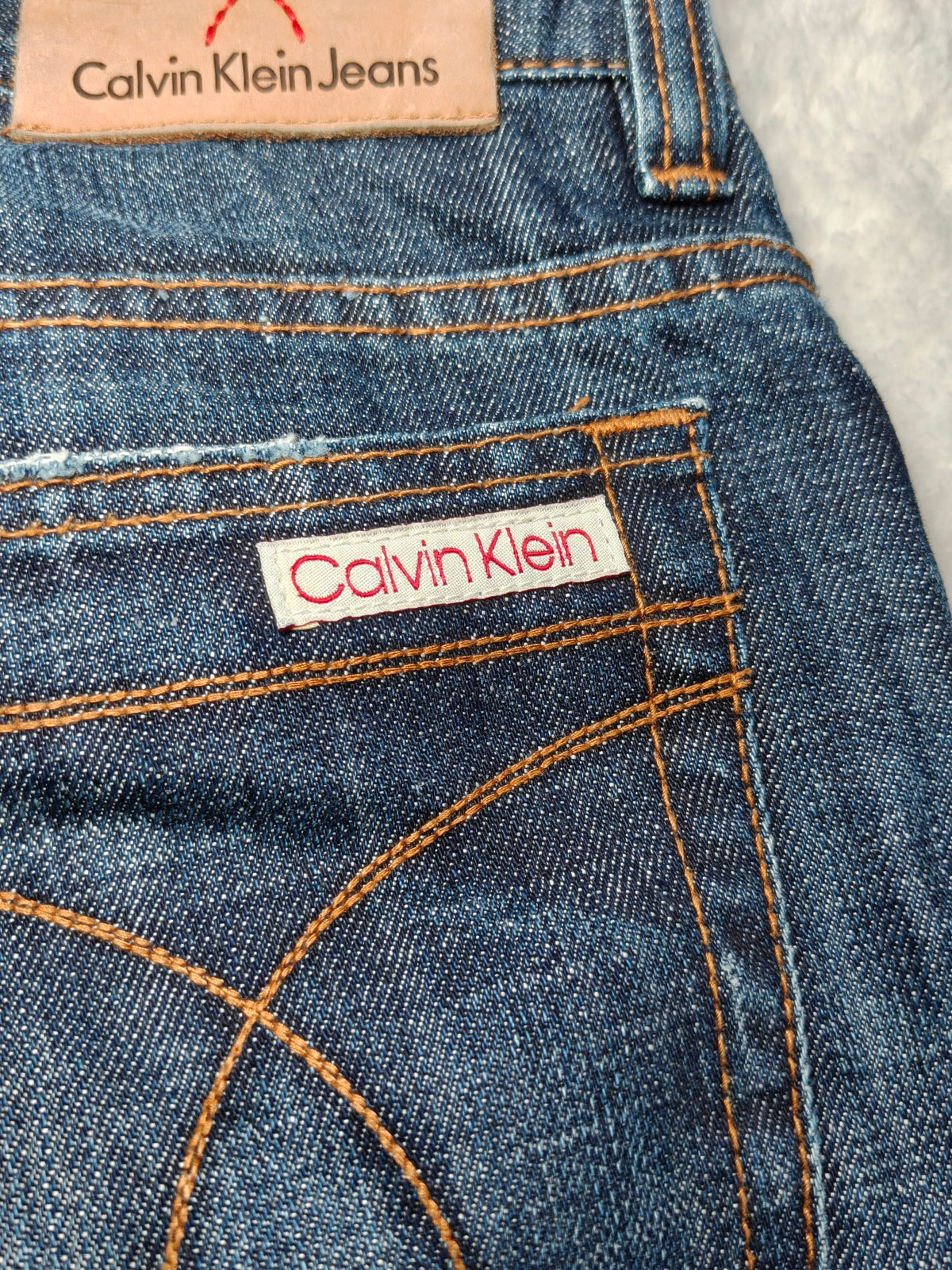 Men Calvin Klein Original Blue Straight W29 L31 Y2K Jeans