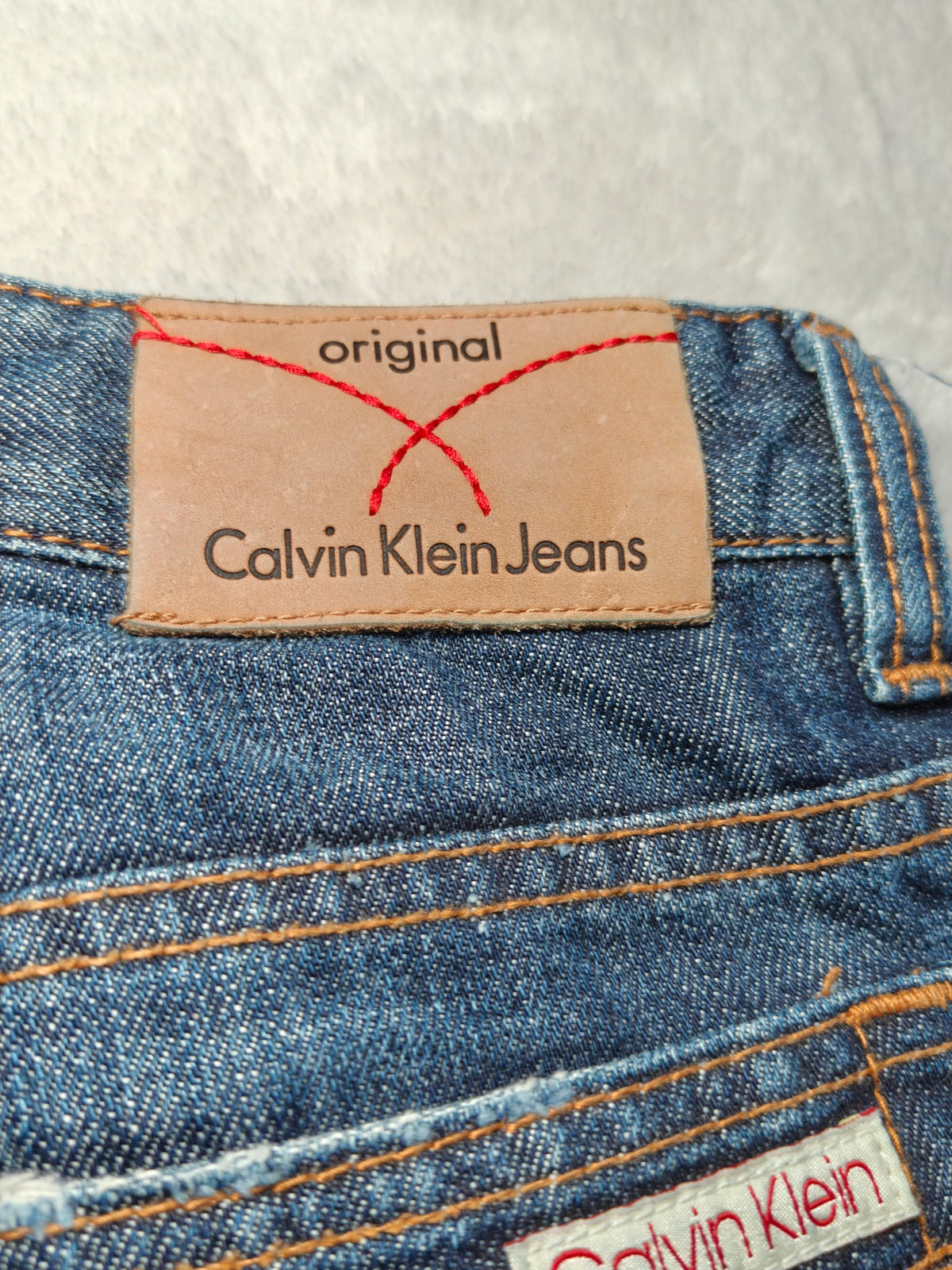 Men Calvin Klein Original Blue Straight W29 L31 Y2K Jeans