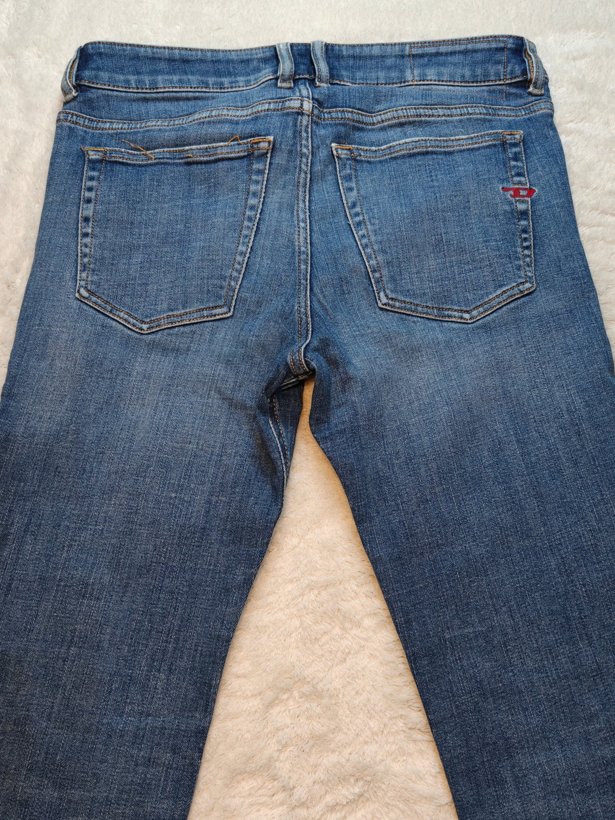Men Diesel 1979 Sleenker Blue AO3596 Skinny W30 L34 Y2K Jeans